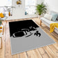 Method 2 Da Madness (Grey and Black) Area Rug 84' x 60'