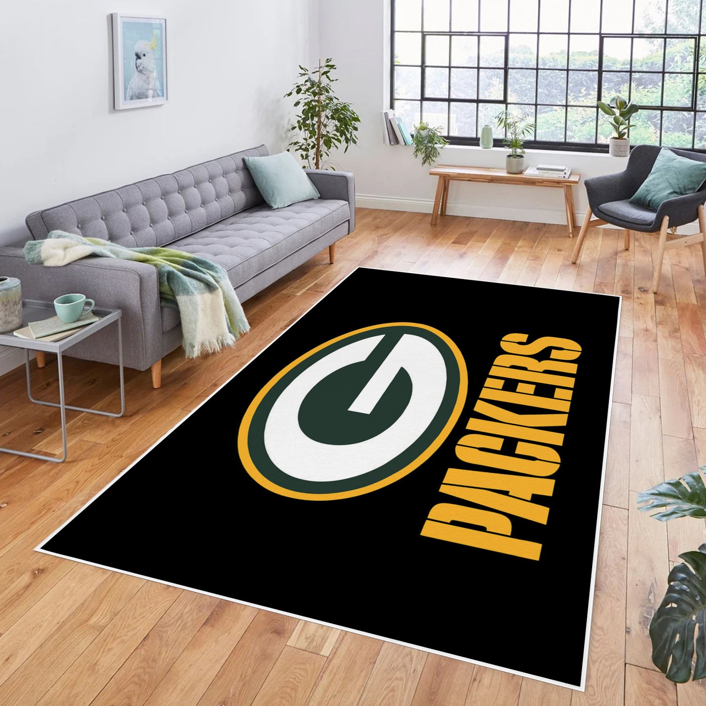 Packers Inspired Area Rug 84' x 60'