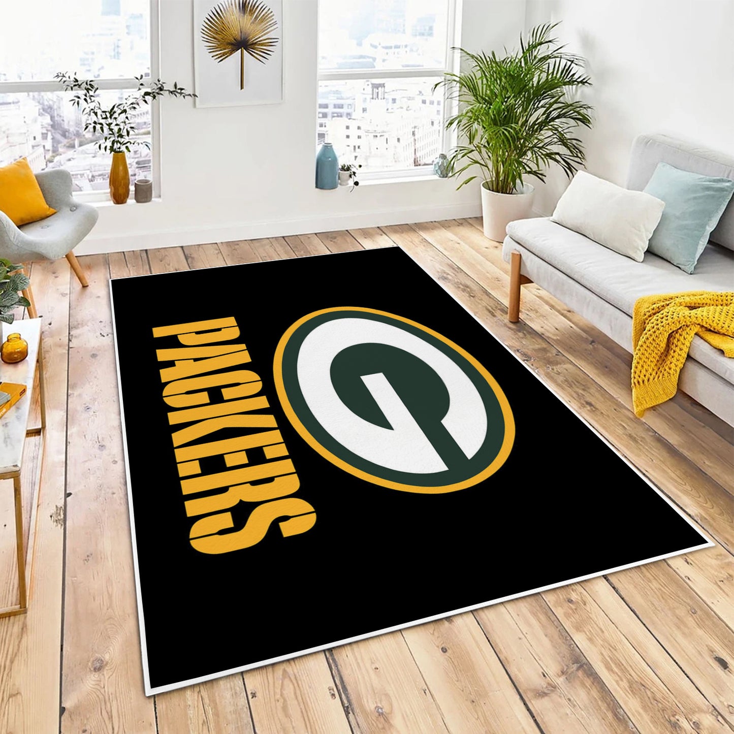 Packers Inspired Area Rug 84' x 60'