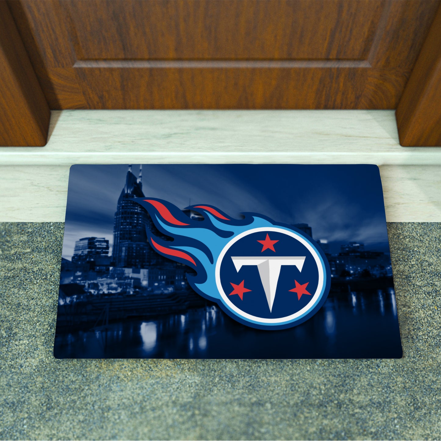 Titans Inspired Doormat 24"x16"(Rubber)