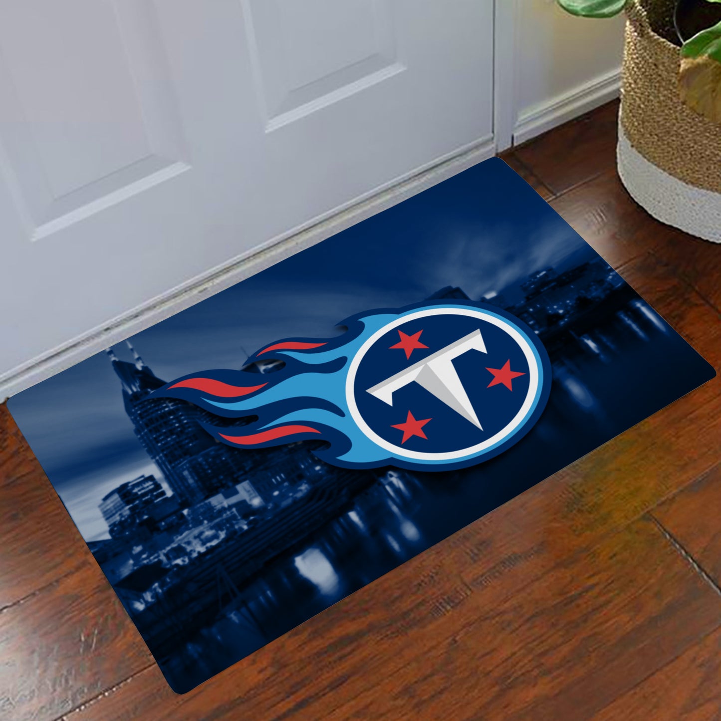 Titans Inspired Doormat 24"x16"(Rubber)
