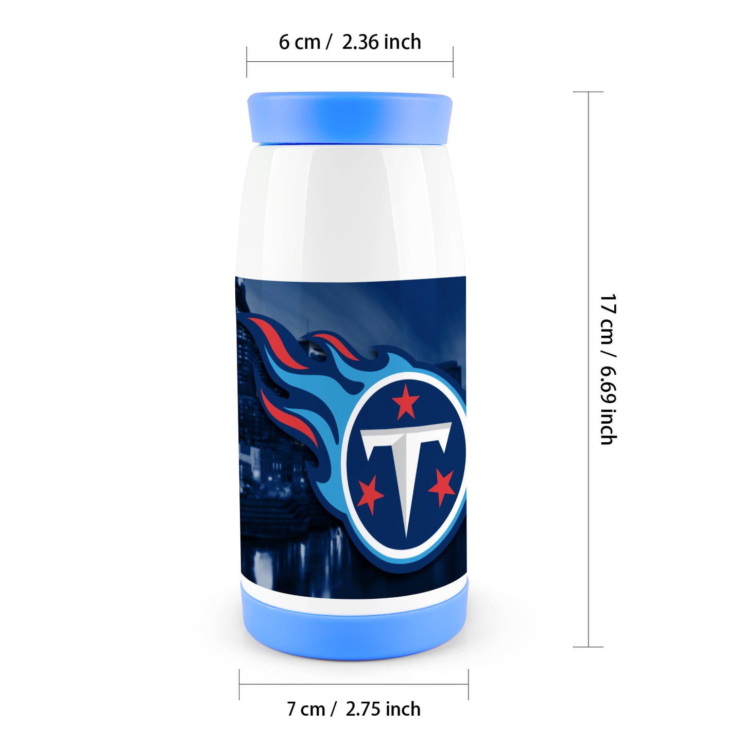 Titans Inspired Fashion Insulated Travel Mug (12 OZ )