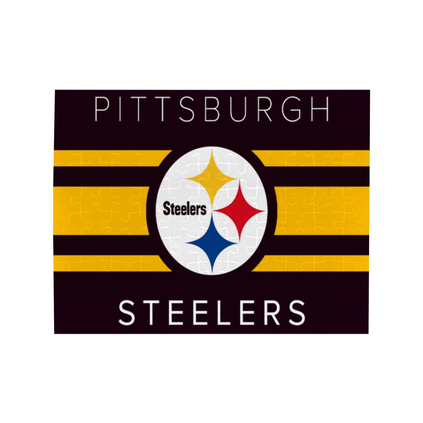 Steelers Inspired Rectangle Jigsaw Puzzle(110 Pieces)