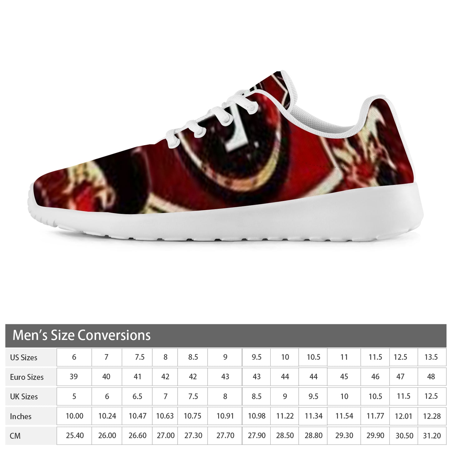 49ers Inspired Men's Athletic Shoes