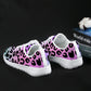 Pastel Leopard Men's Athletic Shoes