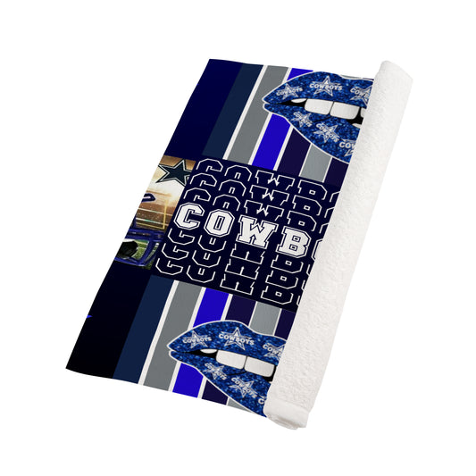 Cowboys Inspired Custom Towel 16"x28"
