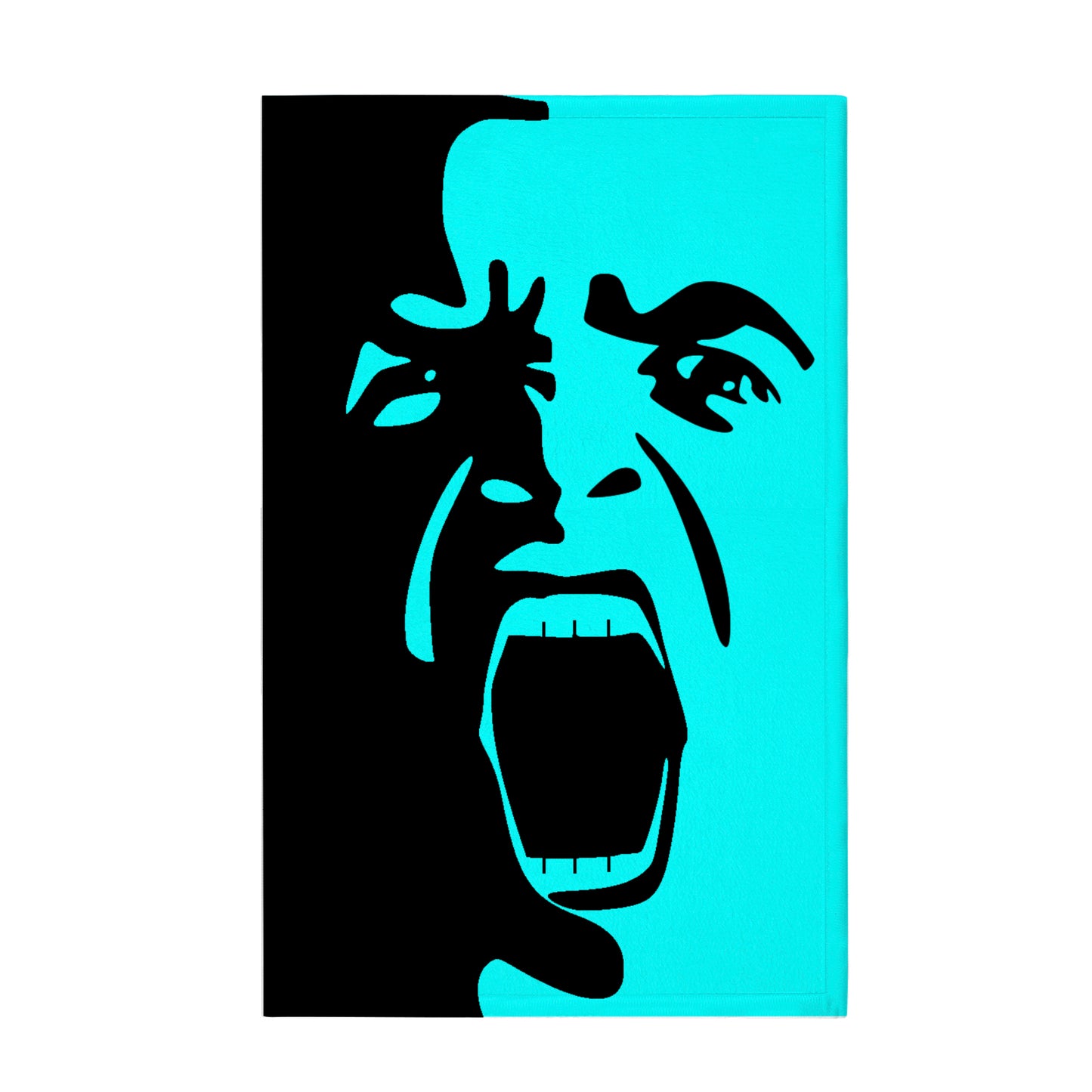 Method 2 Da Madness (Turquoise and Black) Custom Towel 16"x28"