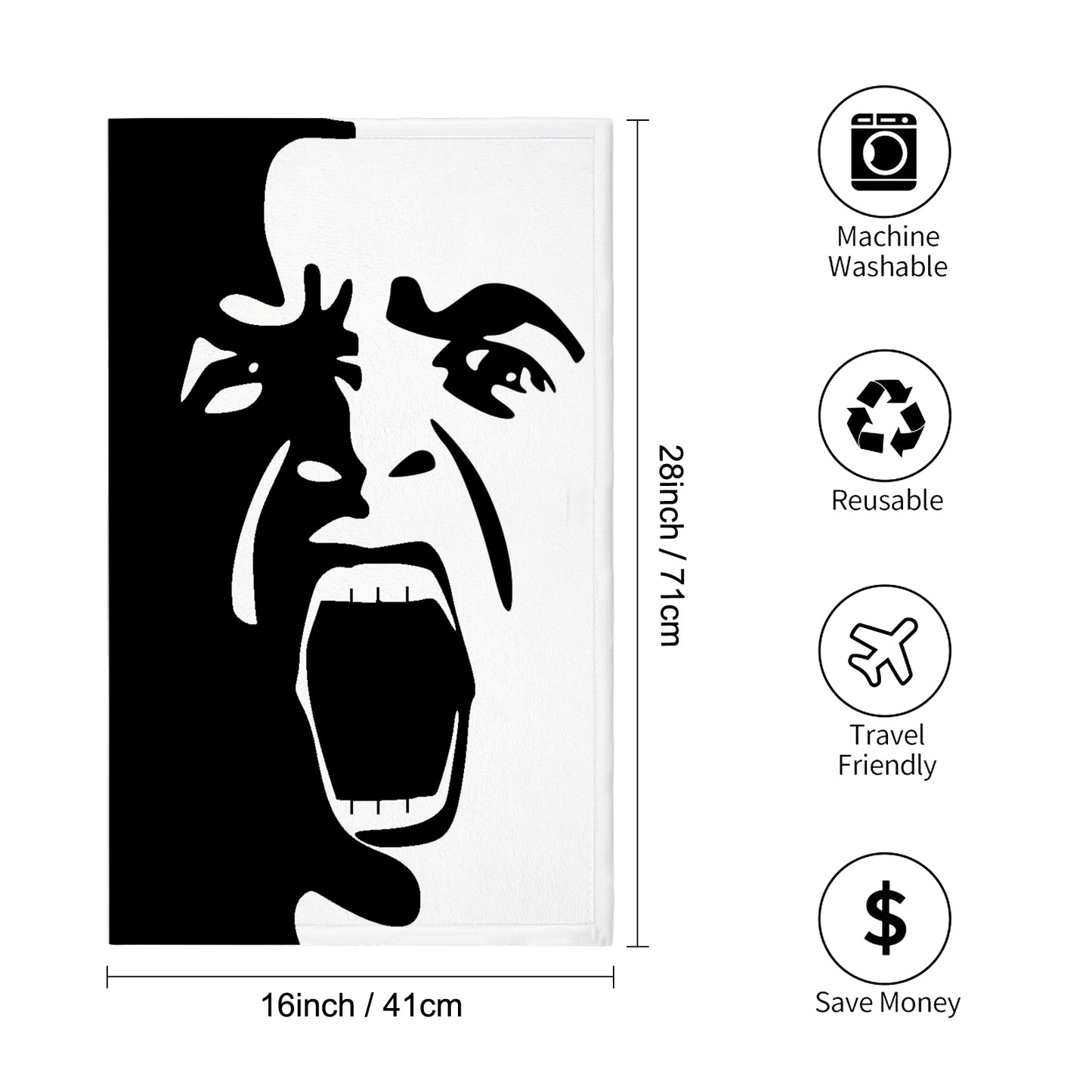Method 2 Da Madness Custom Towel 16"x28"