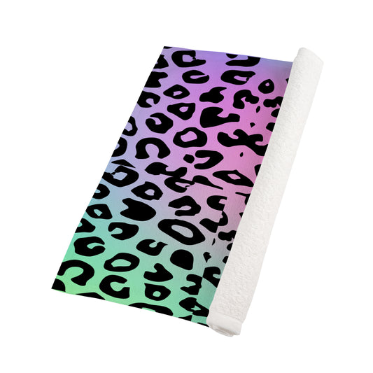 Pastel Leopard Custom Towel 16"x28"