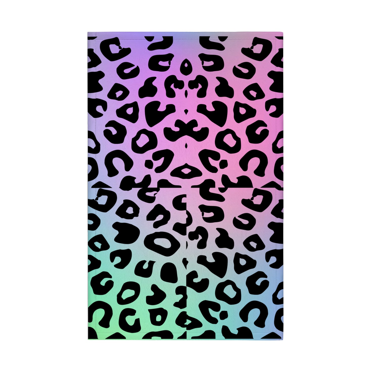 Pastel Leopard Custom Towel 16"x28"