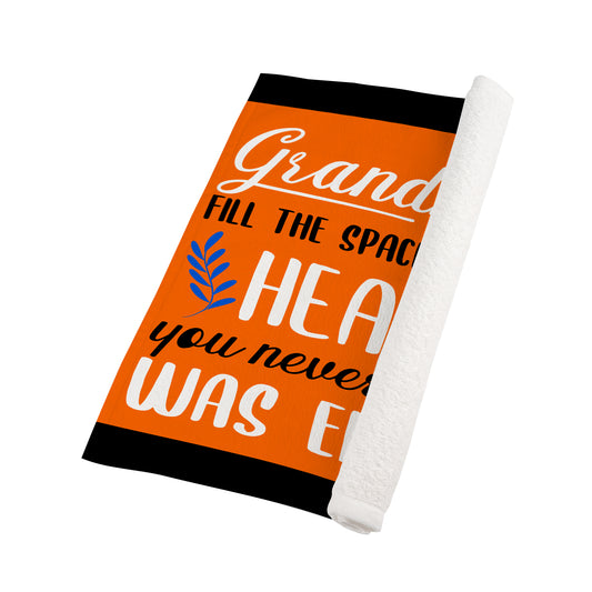 Grandkids Fill the Space in Your Heart Custom Towel 16"x28"