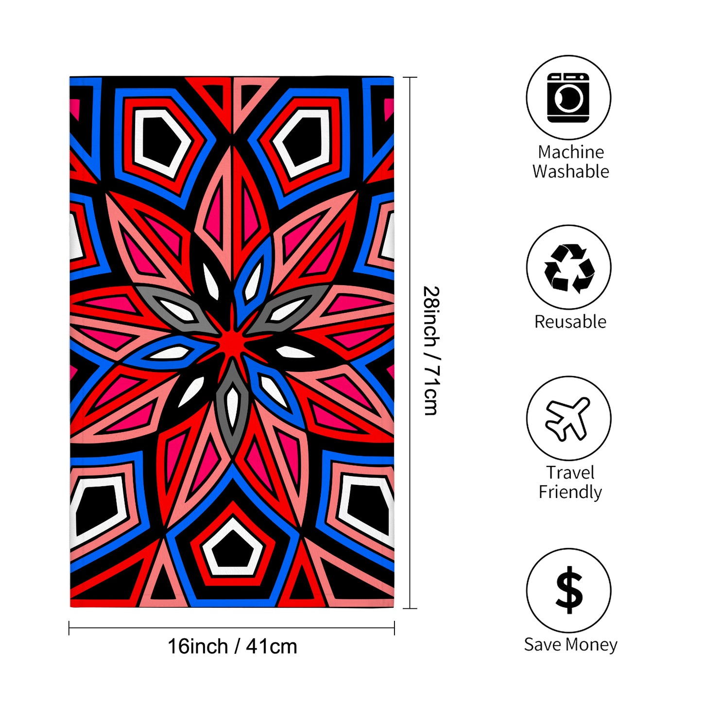 Red Spider Custom Towel 16"x28"