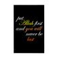 Put Allah First Custom Towel 16"x28"