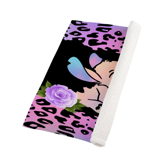 Pastel Stitch Inspired Custom Towel 16"x28"