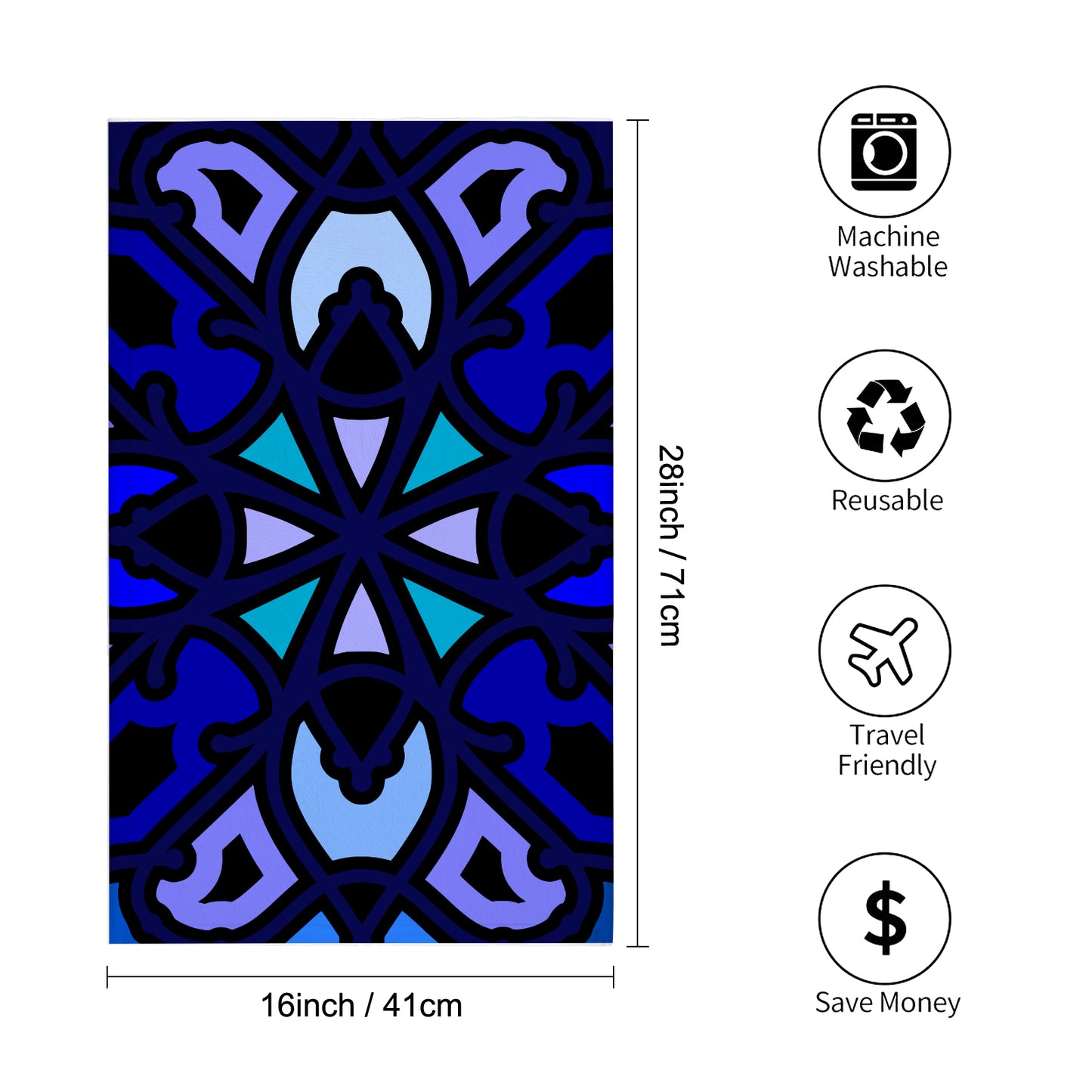 Powder Swizzle Custom Towel 16"x28"