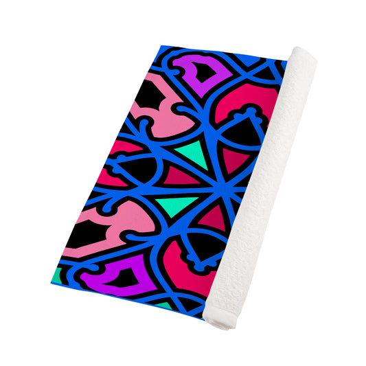 Cotton Candy Swizzle Custom Towel 16"x28"