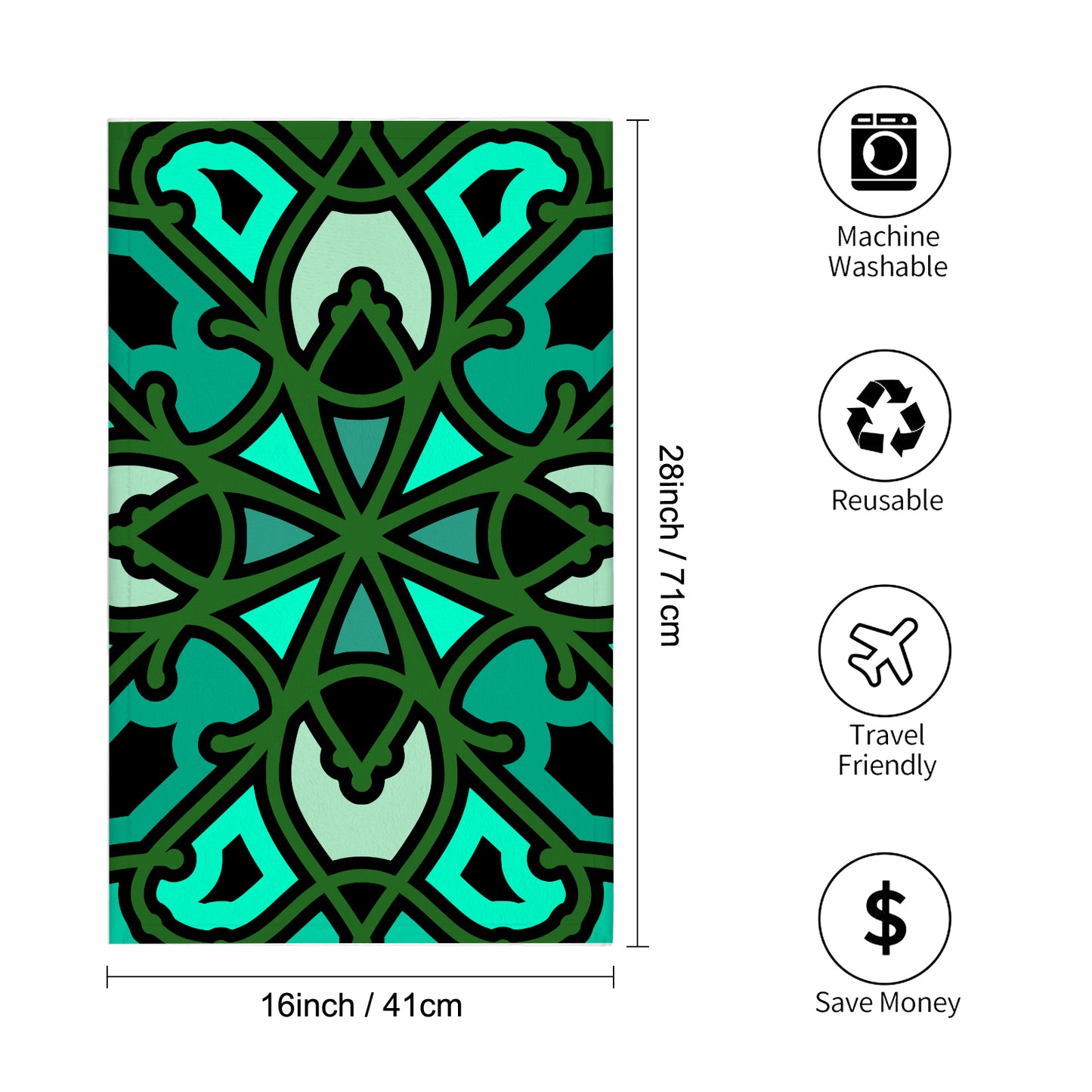 Forest Swizzle Custom Towel 16"x28"