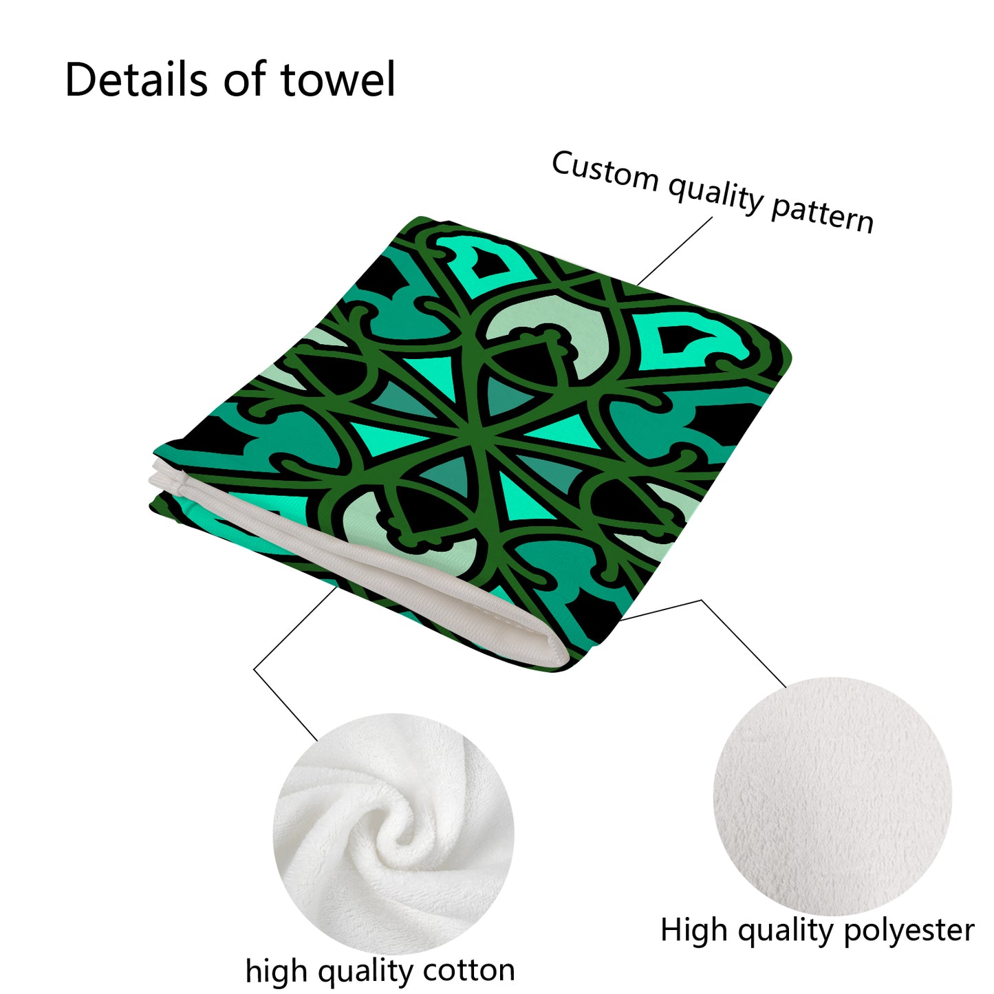 Forest Swizzle Custom Towel 16"x28"