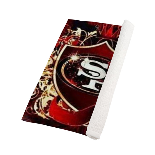 49ers Inspired Custom Towel 16"x28"