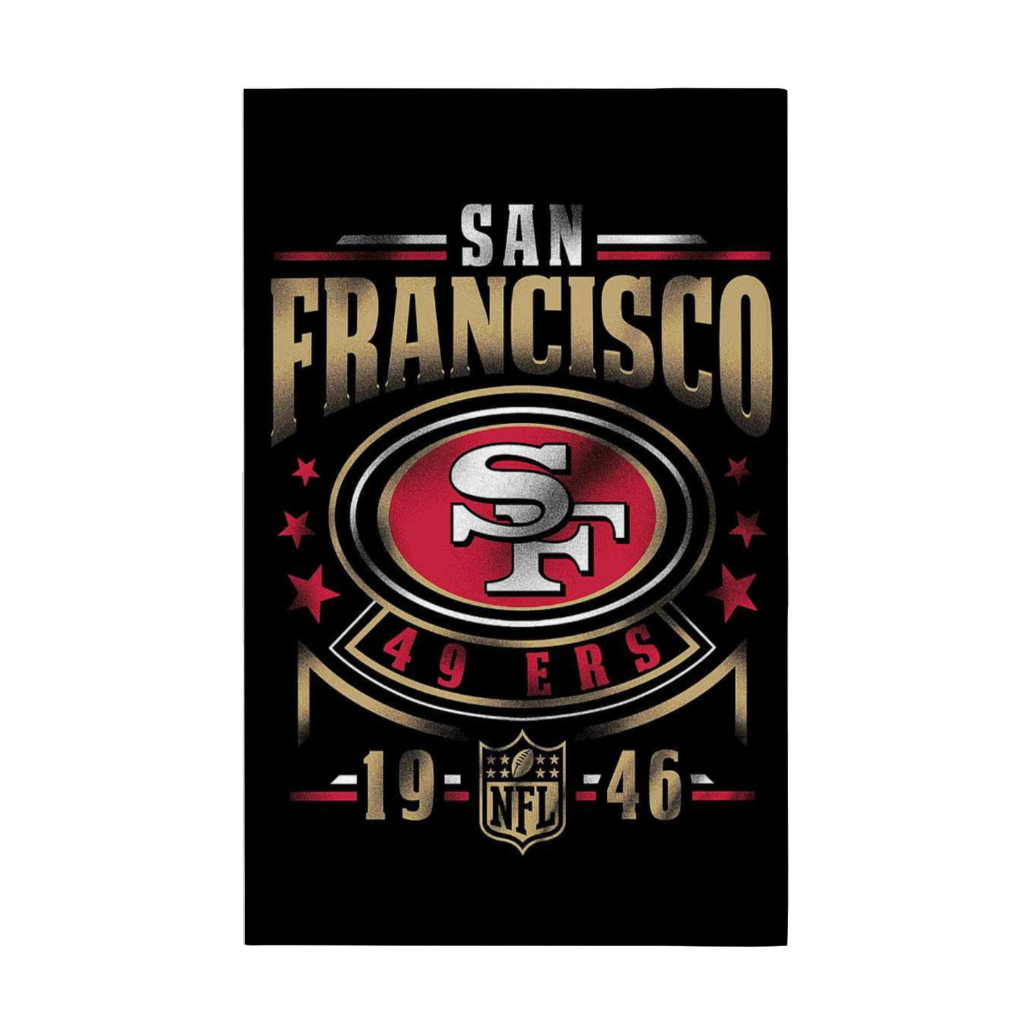 49ers Fan Inspired Custom Towel 16"x28"