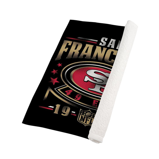 49ers Fan Inspired Custom Towel 16"x28"
