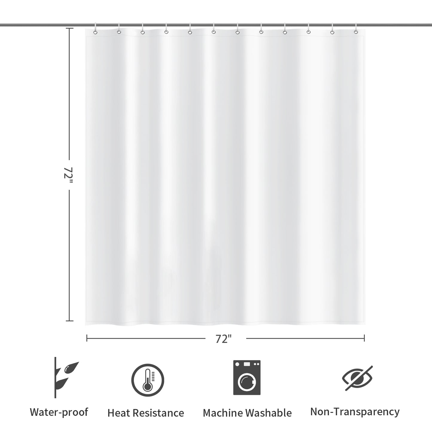 Create Your Own Shower Curtain 72"x72"