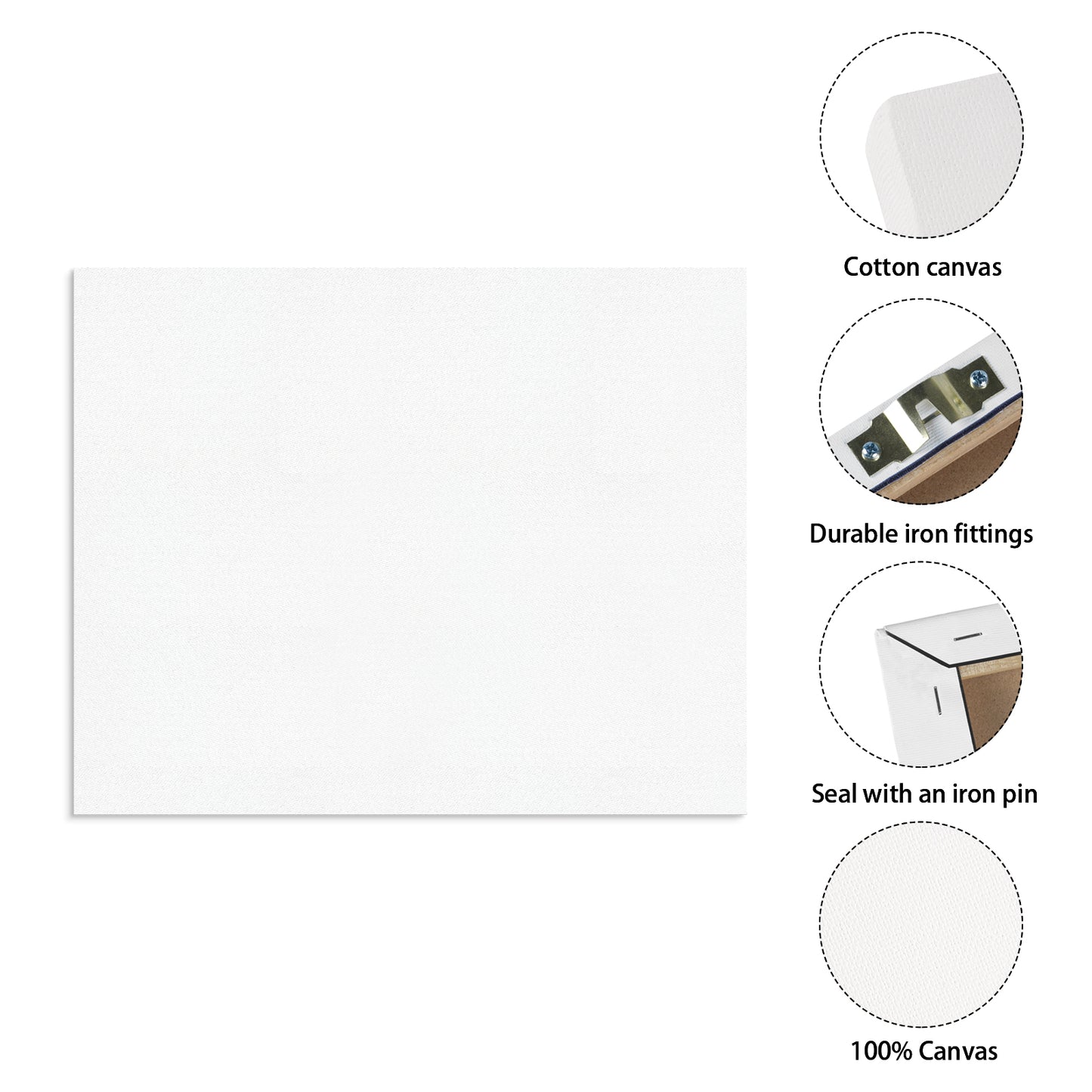 Create Your Own Frame Canvas Print 20"x16"(Made in USA) - Ships to the USA only