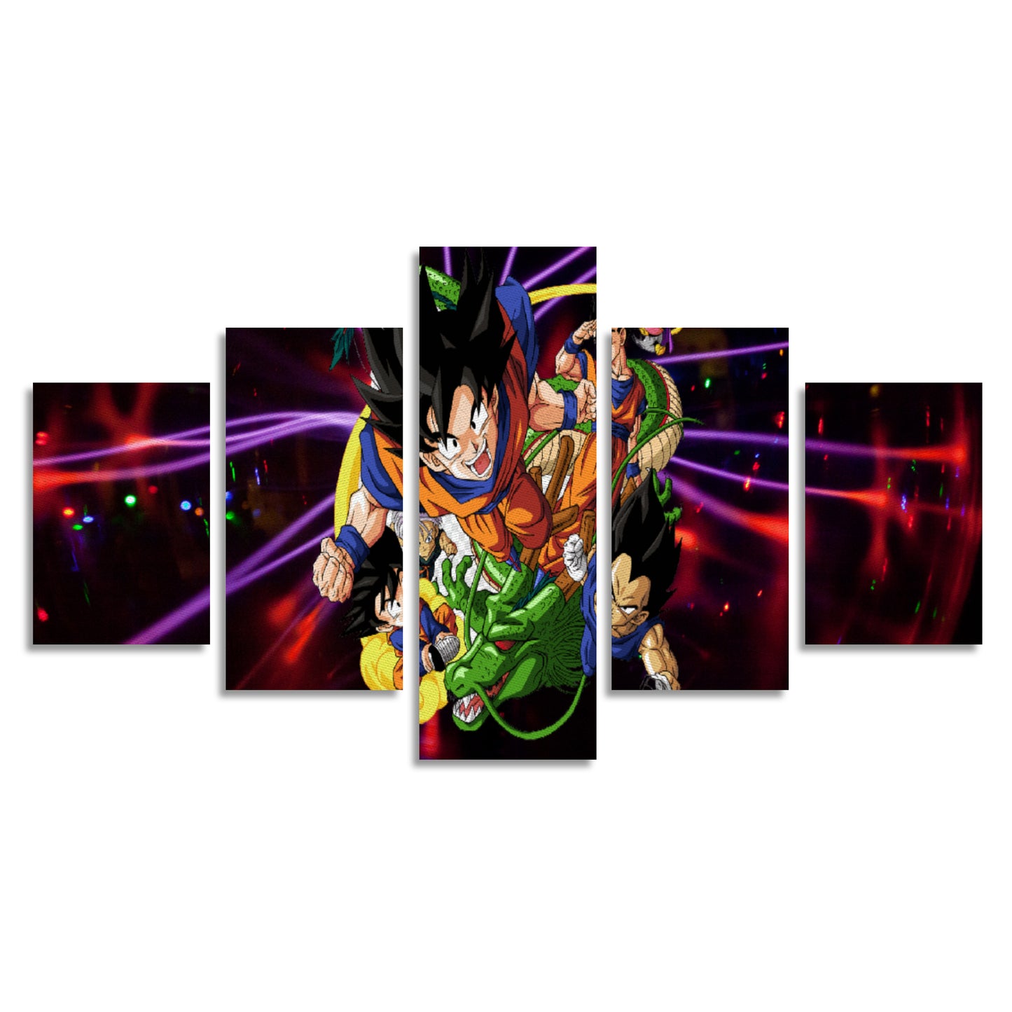 Anime Inspired (Design 2) Canvas Wall Art Prints (No Frame) 5-Pieces