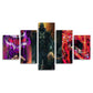 Anime Inspired Canvas Wall Art (No Frame) 5-Pieces