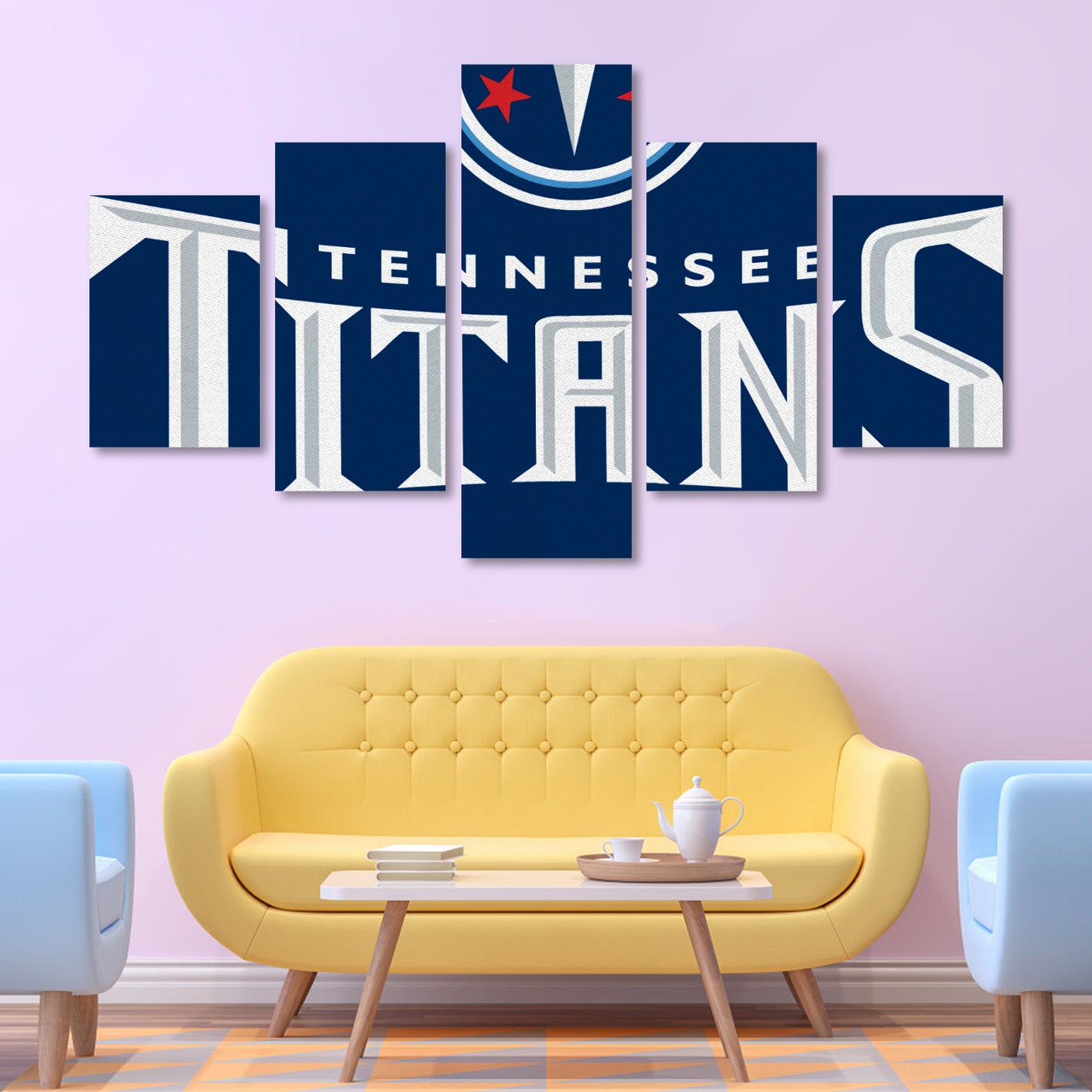 Titans Inspired Canvas Wall Art (No Frame) 5-Pieces