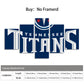 Titans Inspired Canvas Wall Art (No Frame) 5-Pieces