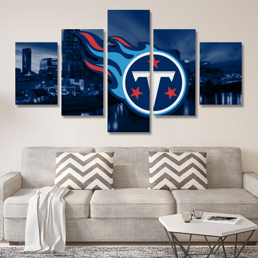 Titans Inspired (Design 2) Canvas Wall Art (No Frame) 5-Pieces