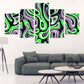 Apple Wave Canvas Wall Art (No Frame) 5-Pieces