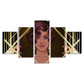 Woman of Elegance Canvas Wall Art  (No Frame) 5-Pieces