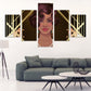 Woman of Elegance Canvas Wall Art  (No Frame) 5-Pieces