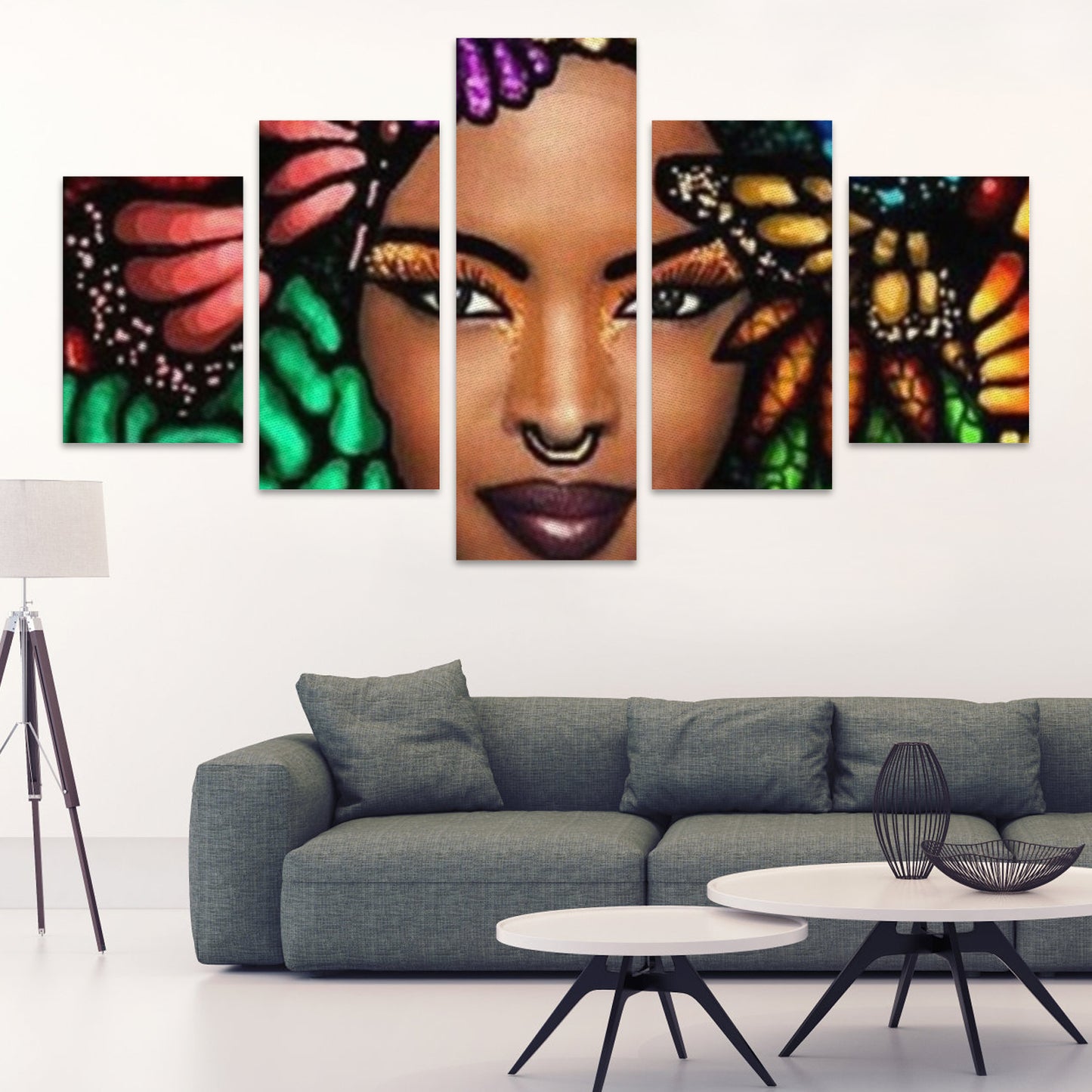 Elegance of Eden Canvas Wall Art (No Frame) 5-Pieces