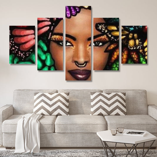Elegance of Eden Canvas Wall Art (No Frame) 5-Pieces