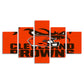 Browns Inspired Canvas Wall Art  (No Frame) 5-Pieces