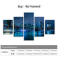 City of New York Canvas Wall Art (No Frame) 5-Pieces