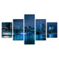 City of New York Canvas Wall Art (No Frame) 5-Pieces
