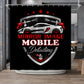 Mirror Image Mobile Detailing Shower Curtain 72"x72"