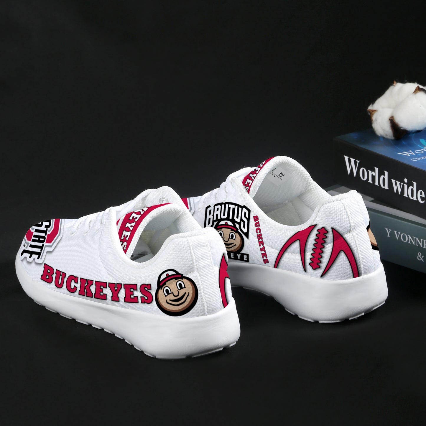 Ohio State Inspired Men's Athletic Shoes
