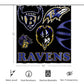 Ravens Inspired Shower Curtain 72"x72"