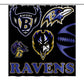 Ravens Inspired Shower Curtain 72"x72"