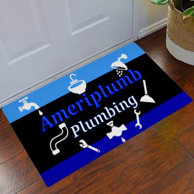Ameriplumb Plumbing Doormat 24"x16"(Rubber)