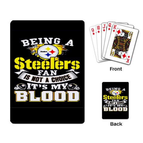 Steelers Inspired Playing Cards