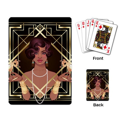 Woman of Glamour Custom Playing Cards