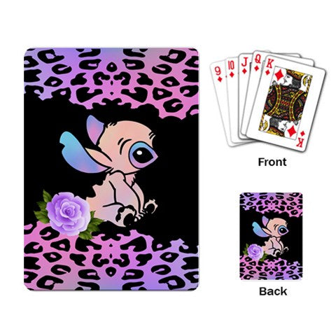 Stitch Inspired Pastel Custom Playing Cards