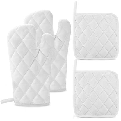 Create Your Own Oven Mitts and Pot Holders Sets(Set Of 4)