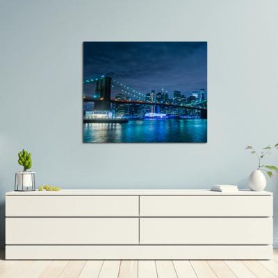 Frame Canvas Print - City of New York - 20"x16" (Made in USA) - Ships to the USA only